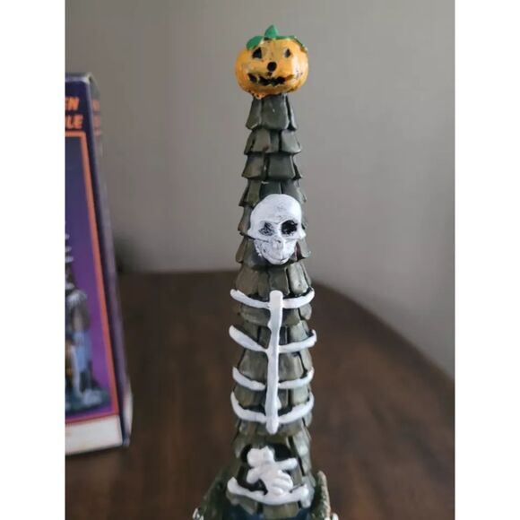 Windsor Collection Set of 2 Halloween Haunted House Tall 12"Collectibles w/Boxes - Picture 4 of 16